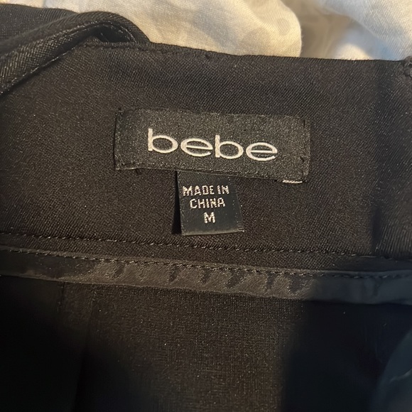 Bebe black halter jumpsuit bodycon size medium - Picture 3 of 4